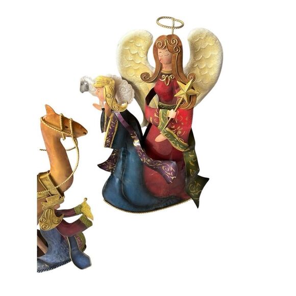 Nativity Scene 3 Wiseman Colorful Indoor/Outdoor 2005 Home Interiors - Picture 2 of 6